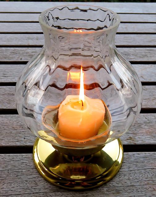 candles in candle stands